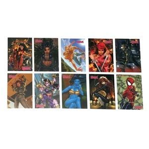 Women of Marvel Trading Cards Doctor Octopus Spider Girl Lucy in the Sky Satana